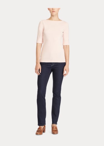 Top Ralph Lauren Algodão Boatneck Mulher 30621-BTNK